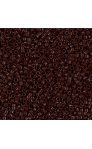 Miyuki delica beads 15/0 - Opaque chocolate brown DBS-734
